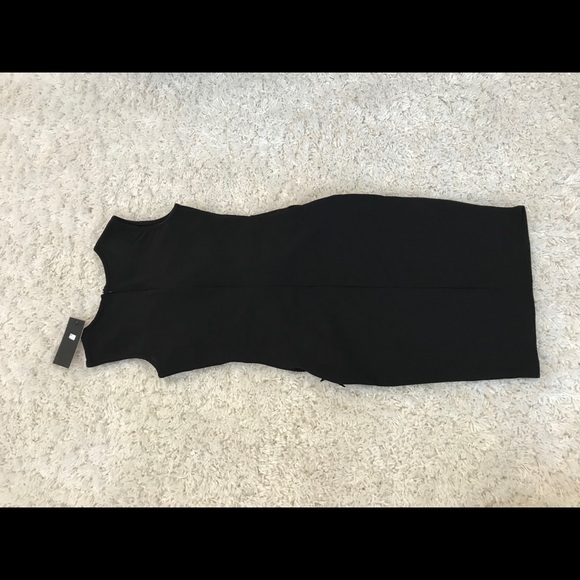 ✨FLASH SALE!!✨5⭐️NEW CHIC BLACK PEPLUM DRESS w/ LACE DETAIL✨PERFECT LBD!😍 - Picture 7 of 8